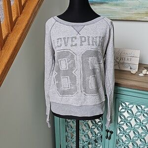 PINK  sweatshirt. MEDIUM
